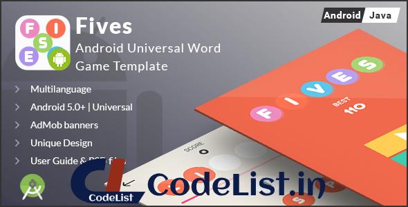 Fives – Android Universal Word Game Template