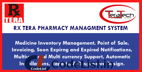 Rx Tera v2.0 – Complete Pharmacy Management Application