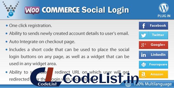 WooCommerce Social Login v1.5.4