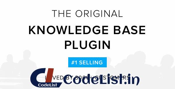 Knowledge Base v4.0.0 – Helpdesk | Wiki WordPress Plugin