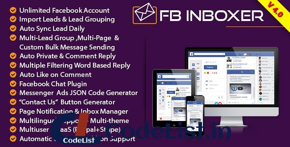 FB Inboxer v4.0 – Master Facebook Messenger Marketing Software