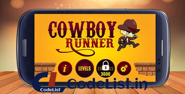 Cowboy Runner: Western Journey – Android Buildbox Game with Admob