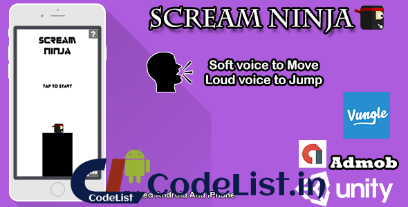 Scream Ninja: sound game Android