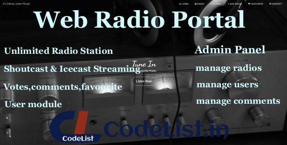 Web Radio Portal v1.1