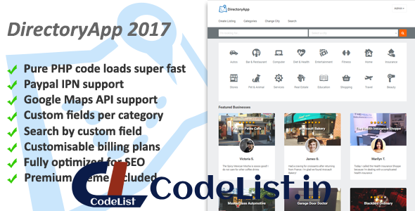 Directoryapp v1.08f – Business Directory