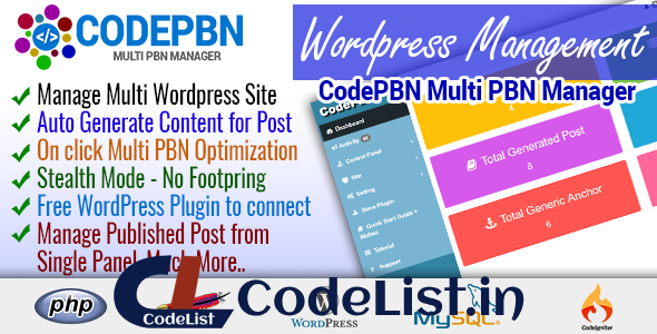 CodePBN – Multi PBN Manager