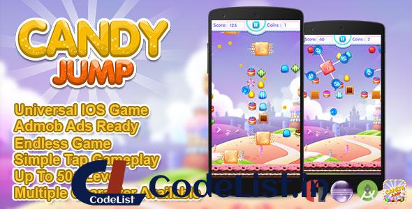 Candy Jump IOS XCODE Source Admob + Multiple Characters