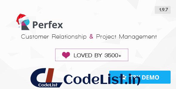 Perfex v1.9.7 – Powerful Open Source CRM