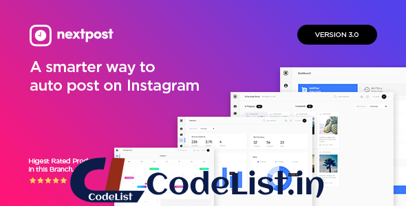 Nextpost Instagram v3.0.5 – Instagram Auto Post & Scheduler