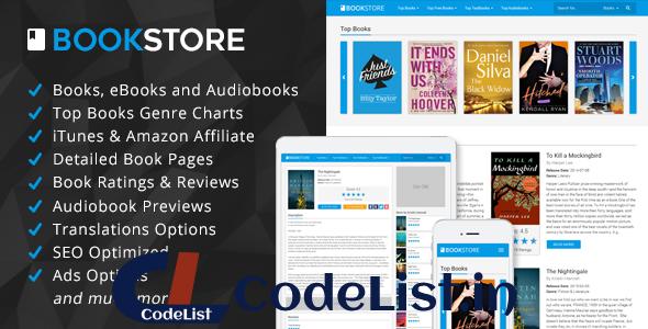 BookStore v1.3 – Books, eBooks and Audiobooks Affiliate Script