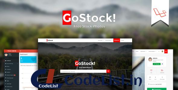 GoStock v1.3 – Free Stock Photos Script