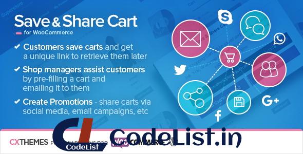 Save & Share Cart for WooCommerce v2.20