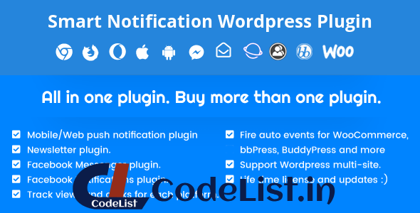 Smart Notification WordPress Plugin v10.0