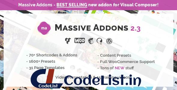 Massive Addons for Visual Composer v2.3.3