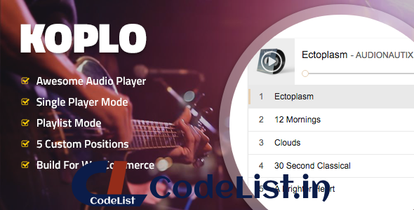 Koplo v1.3 – WooCommerce Product Audio Sample Player