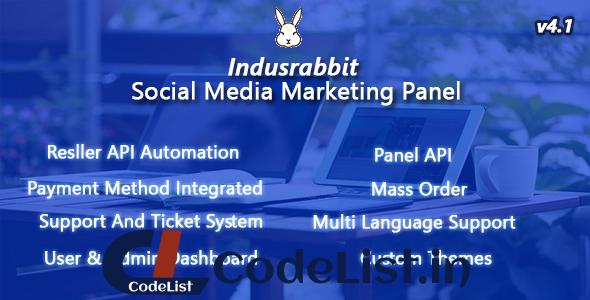 Indusrabbit v4.1 – SMM Panel