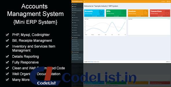 Accounts Managment System