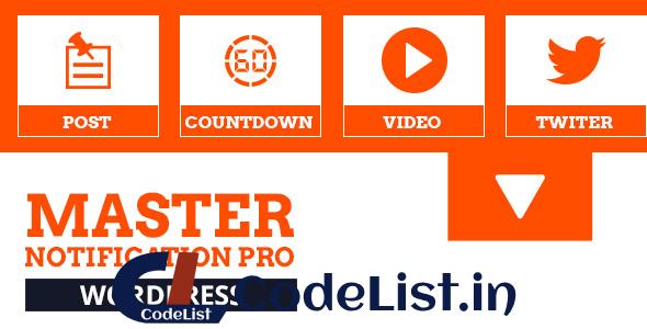 Master Notification Pro v1.0 – Responsive Notification Bar Plugin