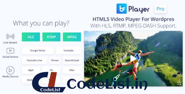 bzplayer Pro v1.3 – Live Streaming Player WordPress Plugin