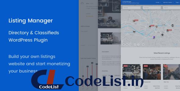 Listing Manager v2.5.7 – WordPress Directory Plugin