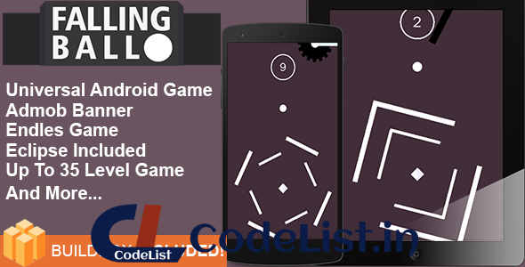 Buildbox Game Template – Falling Ball An Addictive Game Android Template + Eclipse Project