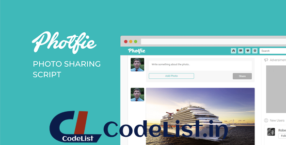 Photfie – A Photo Sharing Script