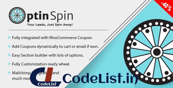 OptinSpin v1.8 – Fortune Wheel Fully Integrated With WooCommerce