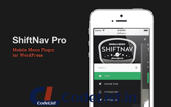 ShiftNav Pro v1.6.2 – Responsive Off-Canvas Mobile Menu for WordPress