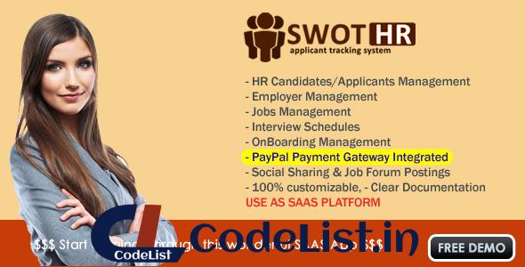 HR Applicant Tracking System (Saas App)