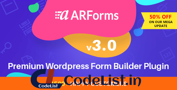 ARForms v3.0 – WordPress Form Builder Plugin