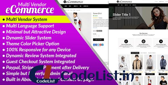 E-Commerce PRO – Multi Vendor Ecommerce Business Management System