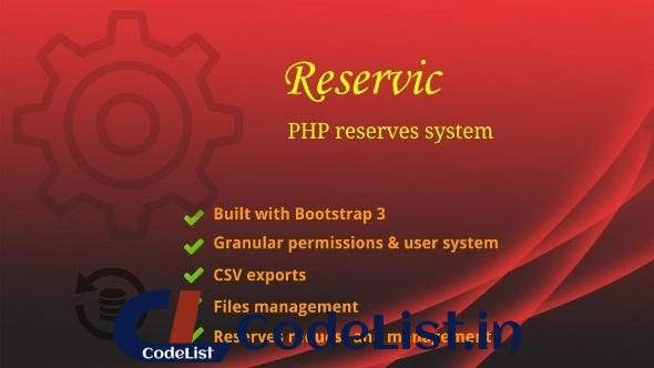 Reservic v0.3 – Reserves Management System