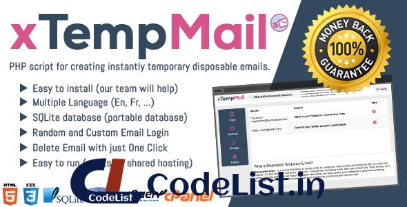 xTempMail – Temporary, Disposable Mail