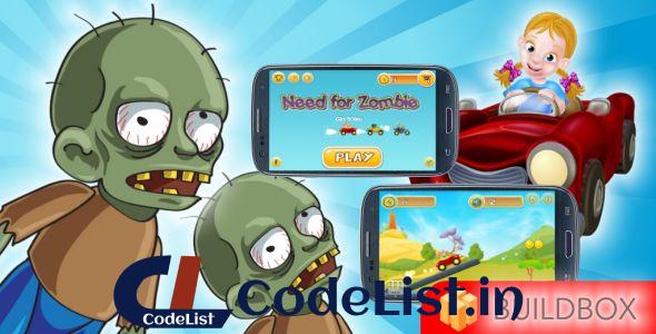 Need for Zombie – Buildbox 2 Template Game