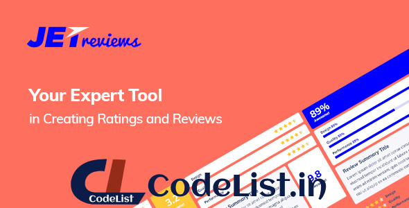 JetReviews v2.3.4 – Reviews Widget for Elementor Page Builder