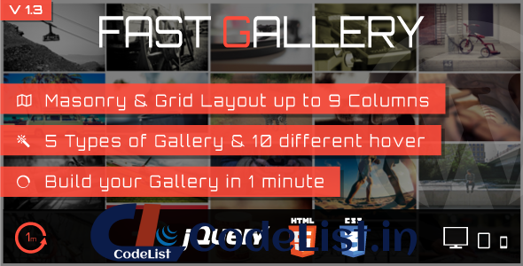 Fast Gallery v1.3 – Premium WordPress Plugin