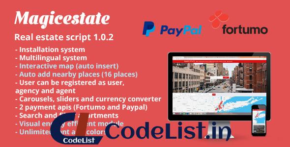 Magic Estate v1.0.2 – Real Estate Portal