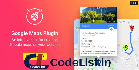 WP Google Maps v1.2.0 – Map Plugin for WordPress