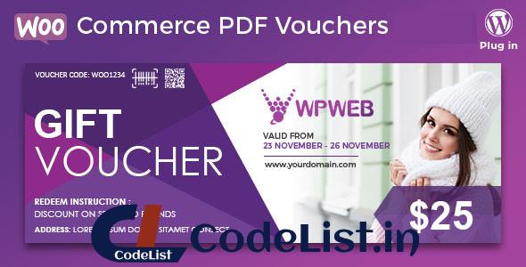 WooCommerce PDF Vouchers v4.2.5 – WordPress Plugin