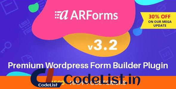 ARForms v3.2 – WordPress Form Builder Plugin