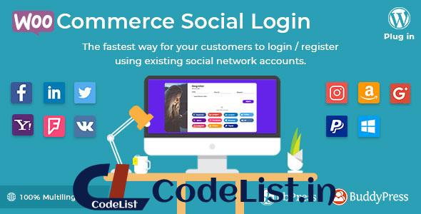 WooCommerce Social Login v2.7.7 – WordPress plugin