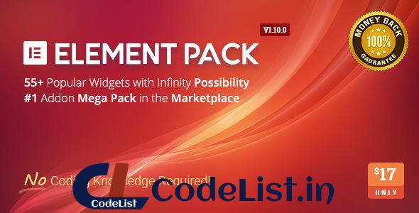 Element Pack v1.10.0 – Addon for Elementor Page Builder