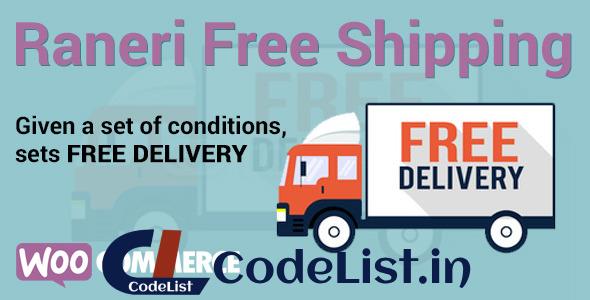 Conditional Free Shipping v2.0.2 – WooCommerce Plugin