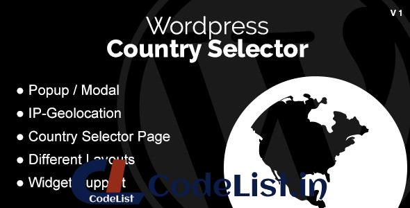 WordPress Country Selector v1.4.3