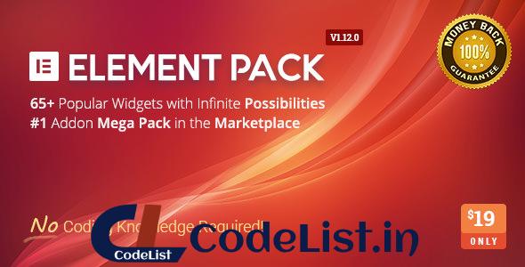 Element Pack v1.12.0 – Addon for Elementor Page Builder