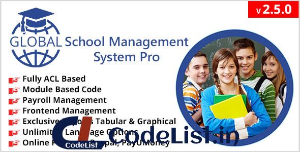 Global School Management System Pro v2.5.0