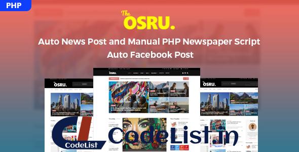 Osru – Auto News Post and Manual PHP Newspaper Script | Auto Facebook Post