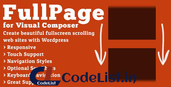 FullPage for WPBakery Page Builder v2.1.3