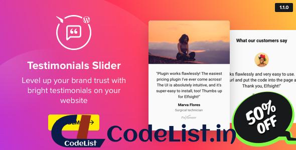 Testimonials Slider v1.1.0 – WordPress Testimonials Plugin