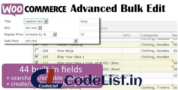 WooCommerce Advanced Bulk Edit v4.5